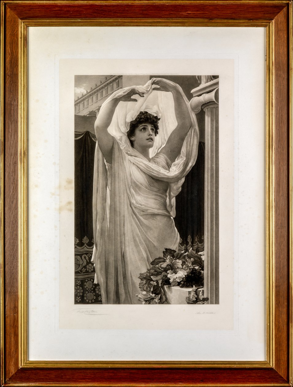 Invokation (mezzotint) af John Douglas Miller