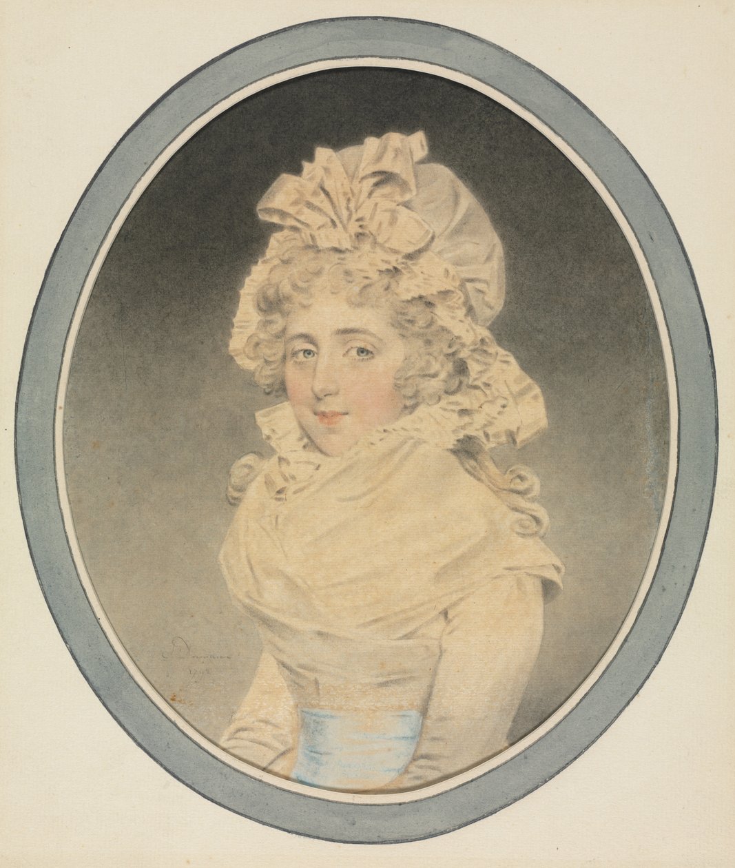 Lady Caroline Wrottesley af John Downman