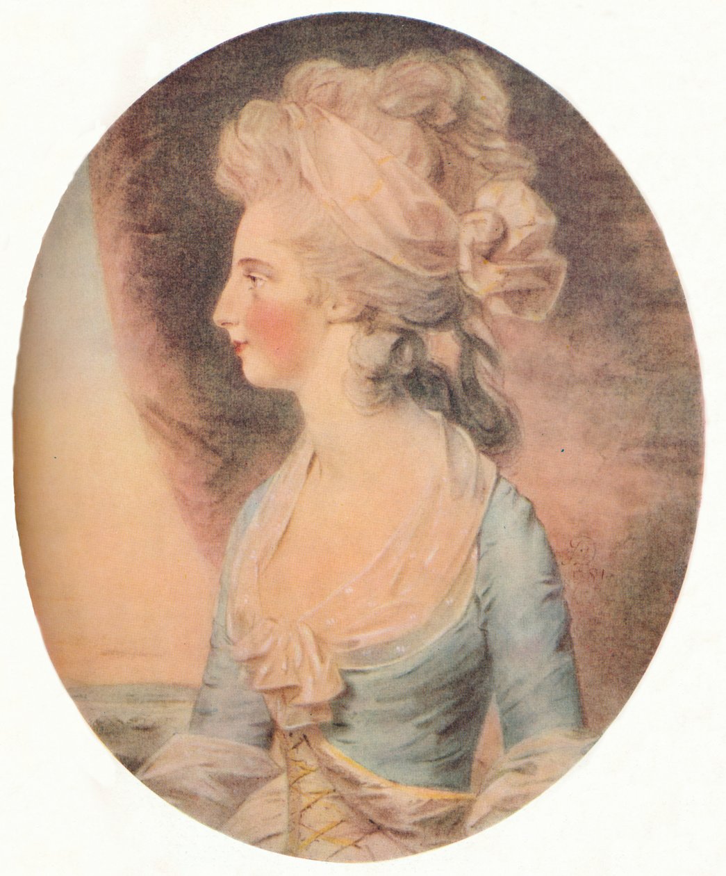 Mary Isabella, hertuginde af Rutland, c1781 af John Downman