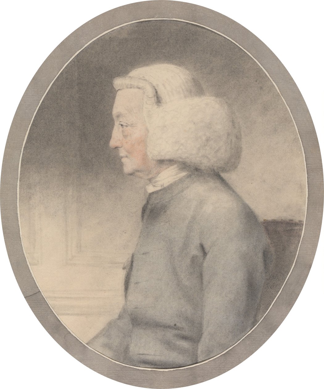 Portræt af en gejstlig ved navn pastor John Wesley af John Downman
