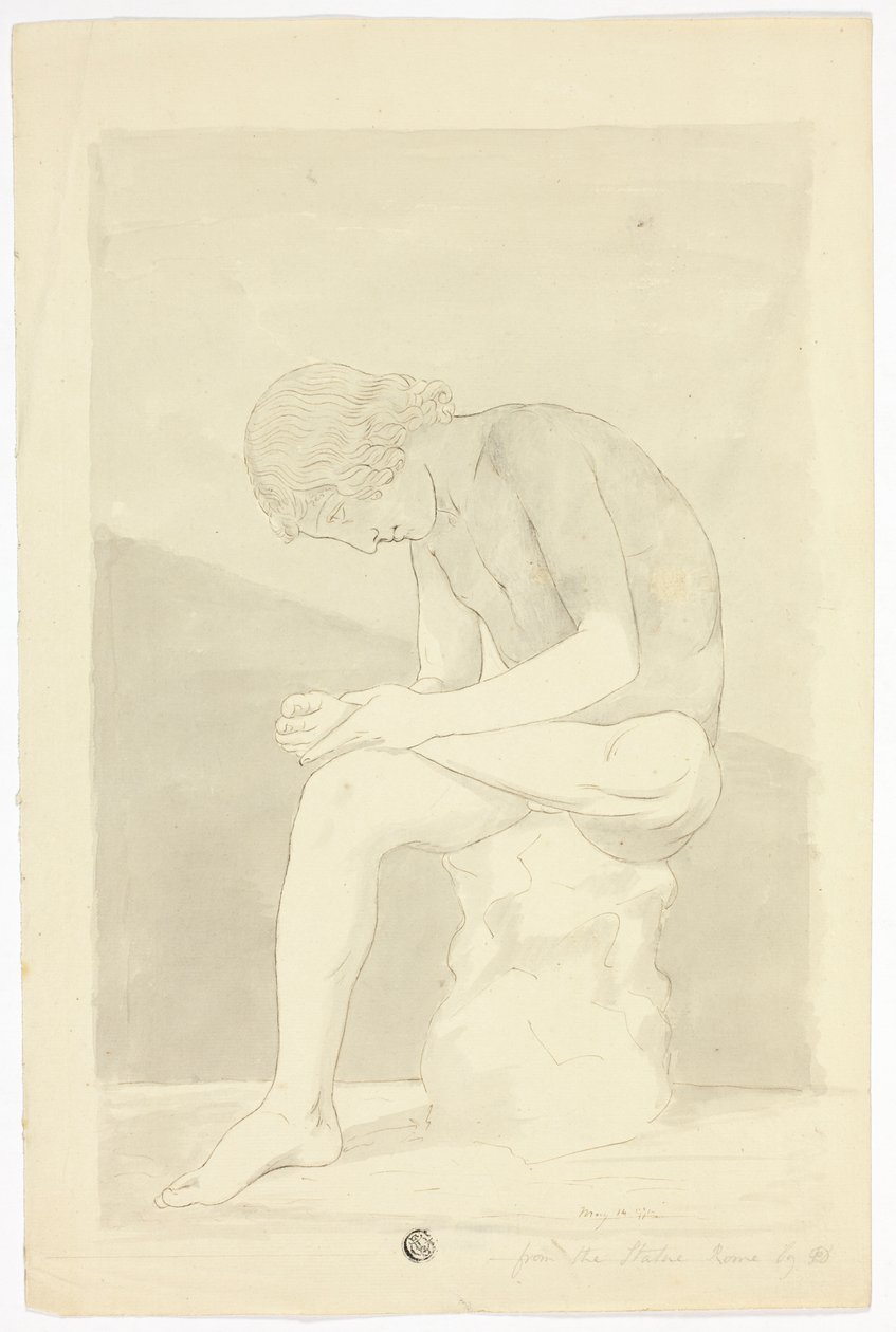 Torneplukkeren (Lo Spinario) af John Downman