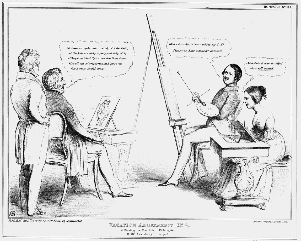 Ferieforlystelser nr. 4, 1840 af John Doyle