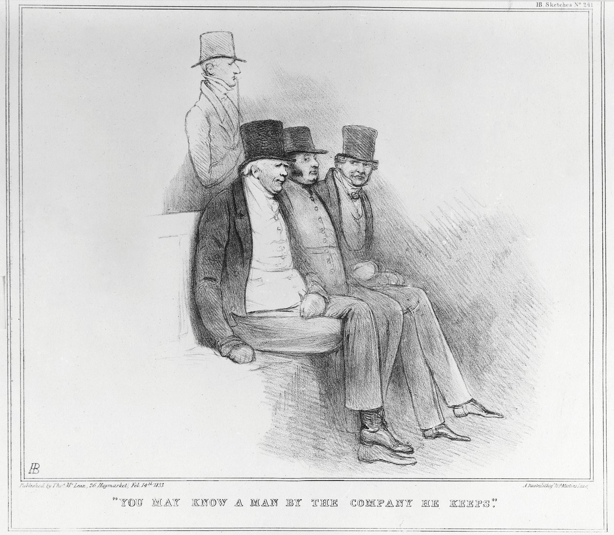 Du kender måske en mand fra det firma han holder, 1833 af John Doyle