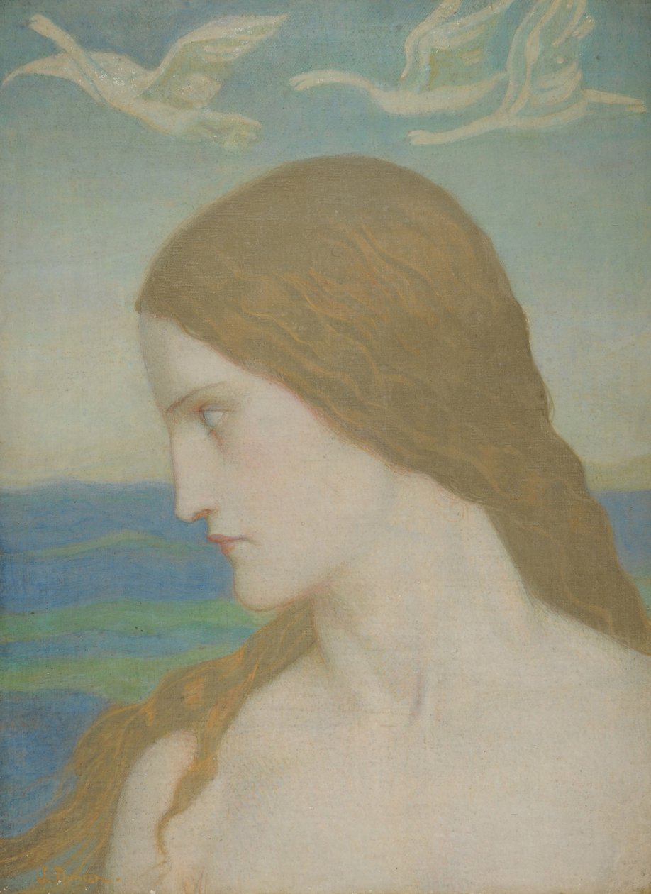 Venus der aldrig blev færdig, 1910-20 (tempera på lærred) af John Duncan