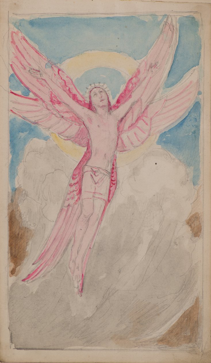 The Vision of St Francis (akvarel) af John Duncan