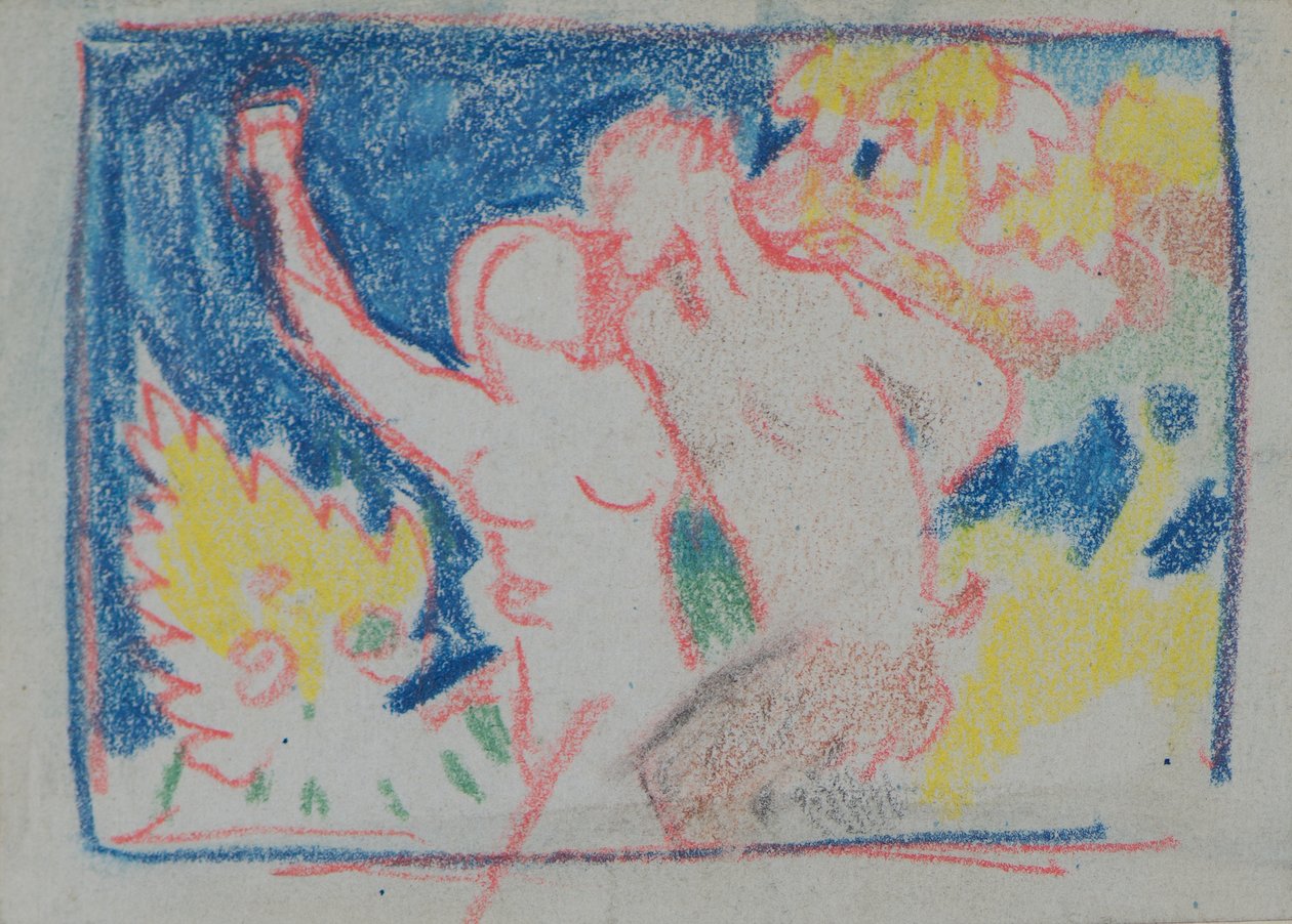 Uden titel [Faun] (blyant) af John Duncan