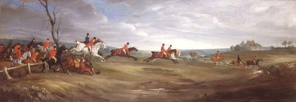 A Hunt Scurry med The Quorn af John E. Ferneley