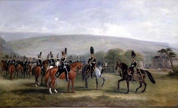 B-trop fra 2. West Yorkshire Yeomanry Cavalry af John E. Ferneley