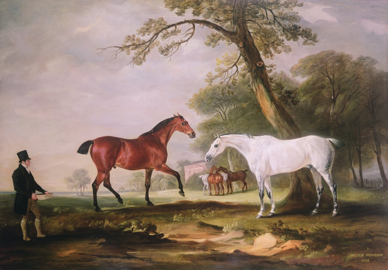 Jægere ved Melton Mowbray, 1826 af John E. Ferneley