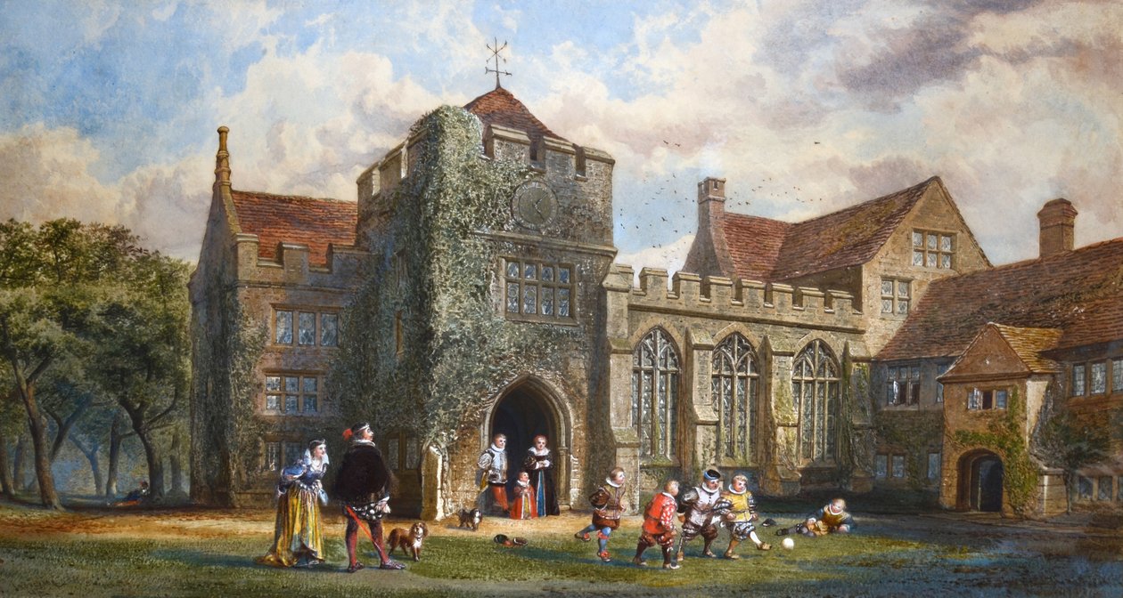 Dartington Manor House, Devon af John Edmund Buckley