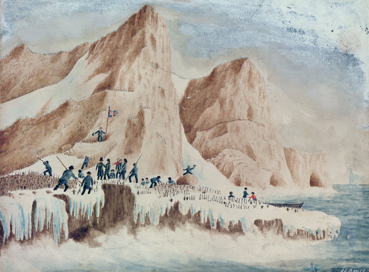 Possession Island, Victoria Land, 11. januar 1841 af John Edward Davis