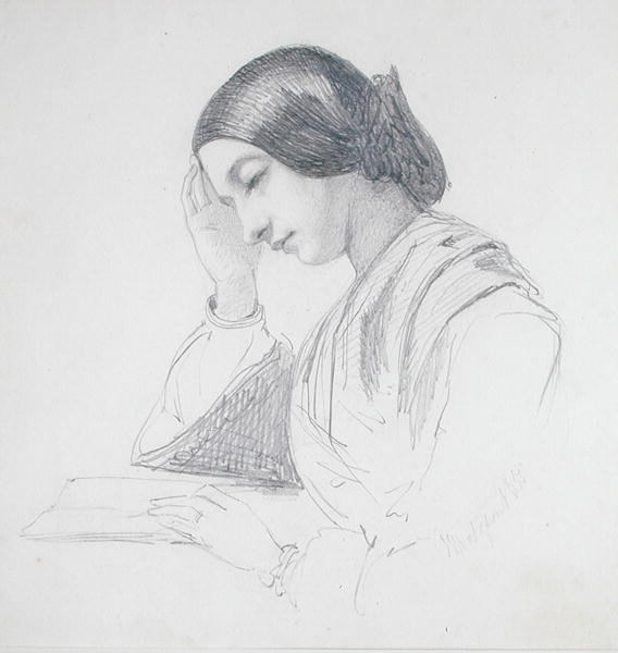 Hovedet af en pige af John Evan Hodgson