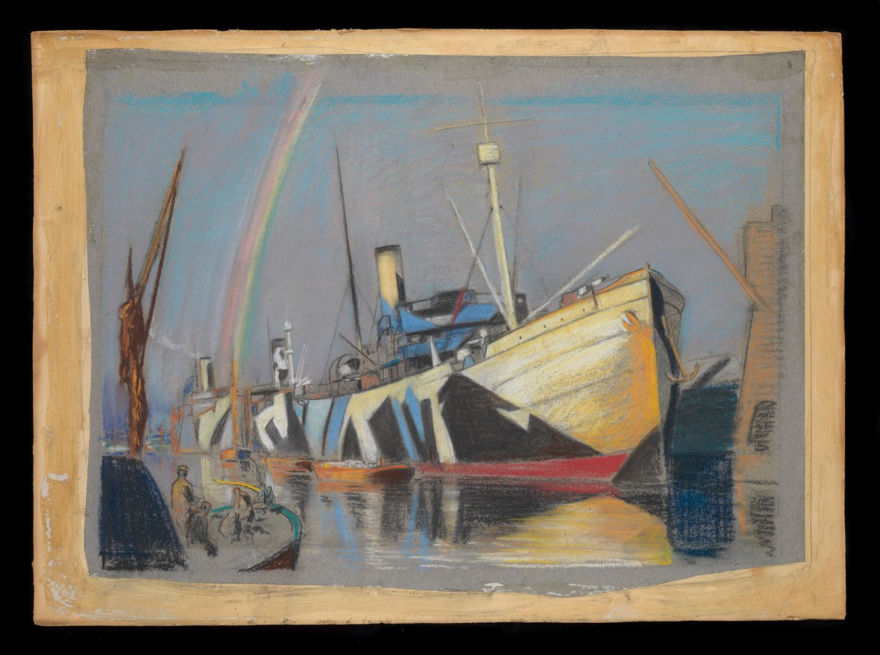 Handelsskibene Naneric, Burma og Tunisian i havnen af John Everett