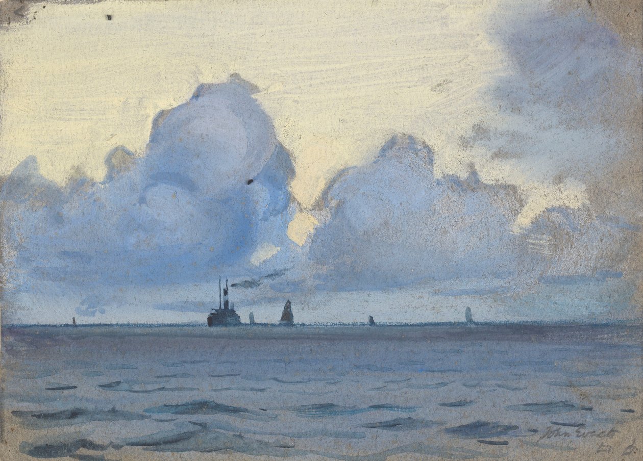 Havlandskab, slutningen af det 19. århundrede - midten af det 20. århundrede (akvarel, gouache, grafit, papir) af John Everett
