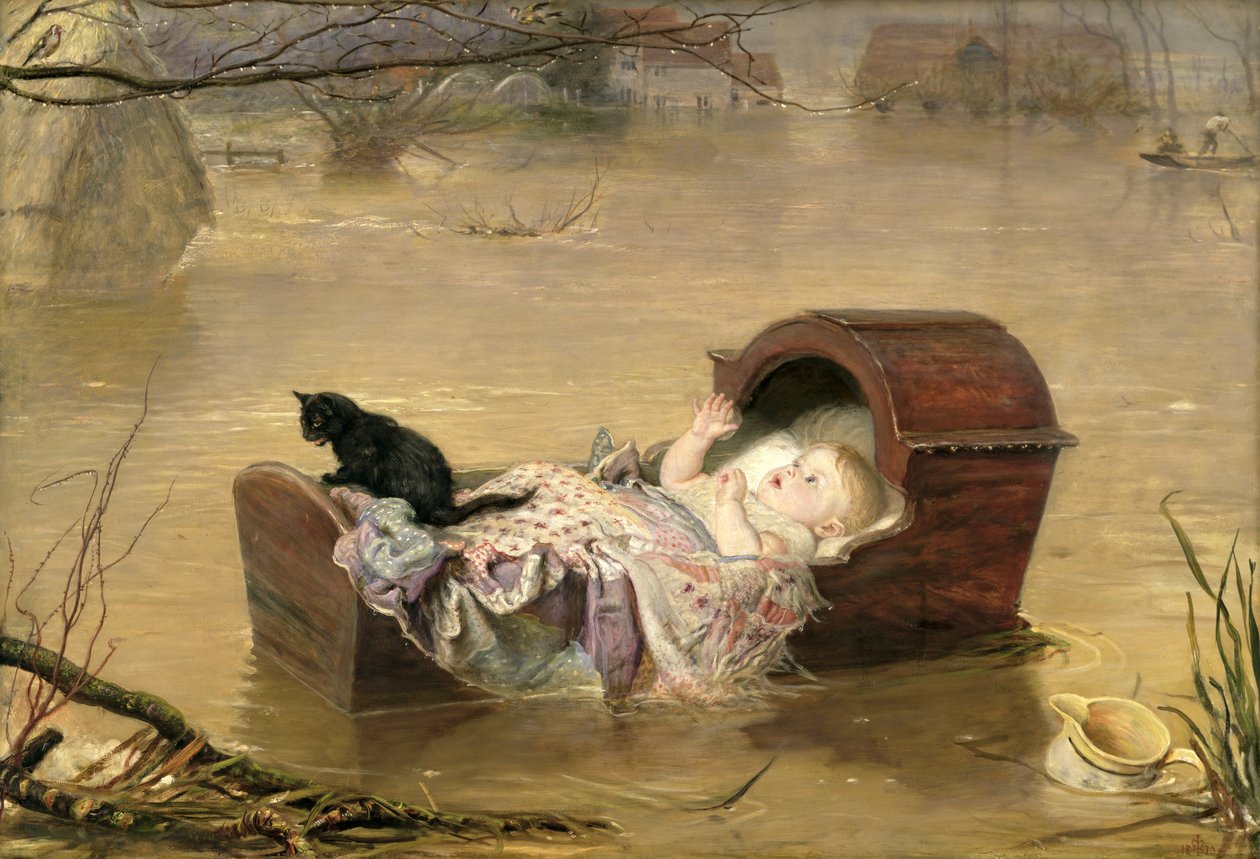 En oversvømmelse af John Everett Millais