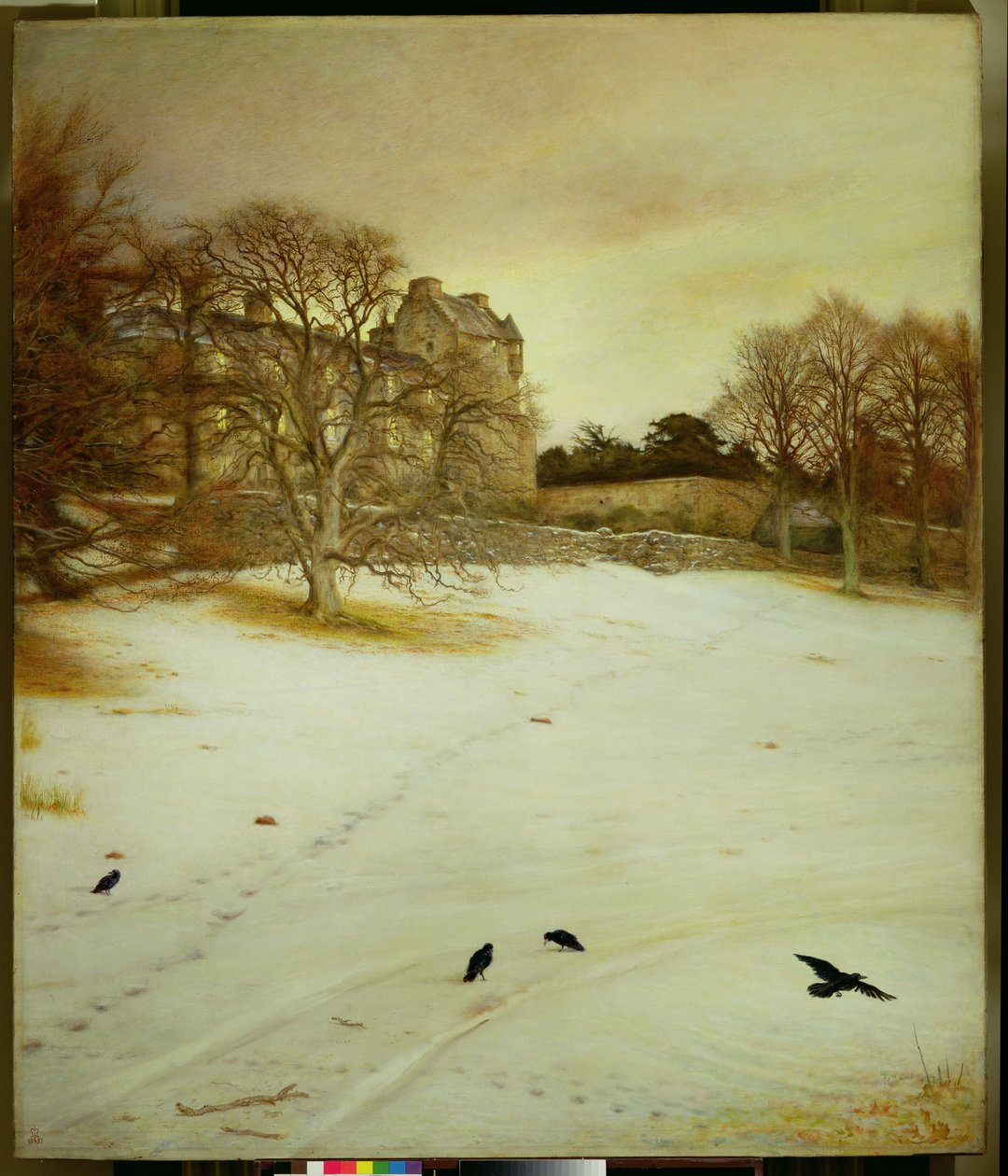 Juleaften, 1887 af John Everett Millais