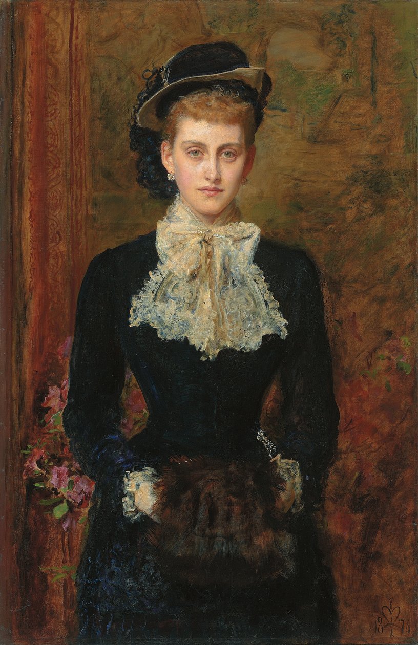 Grevinde de Pourtales, den tidligere fru, 1876 af John Everett Millais