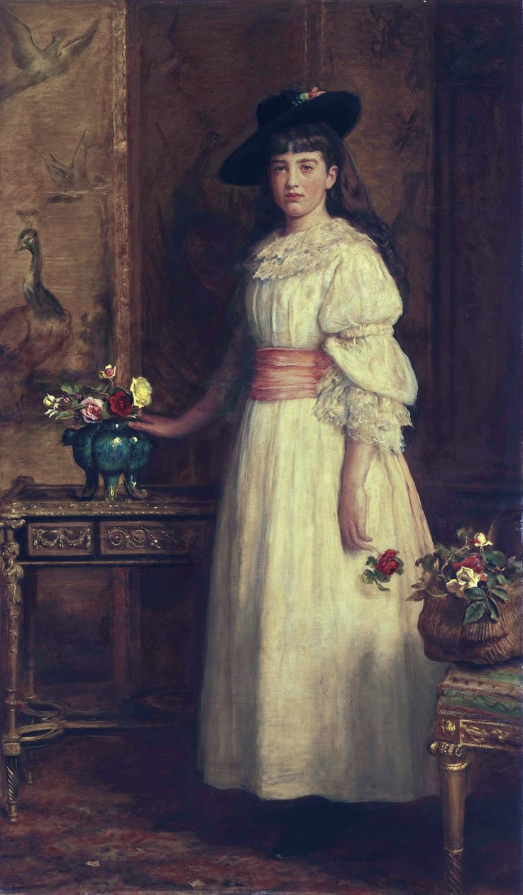 Gertrude Vanderbilt Whitney af John Everett Millais (1829-1896) af John Everett Millais