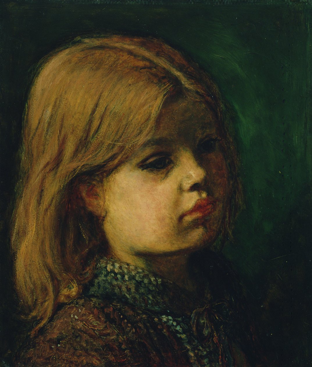 Hovedet af en pige af John Everett Millais