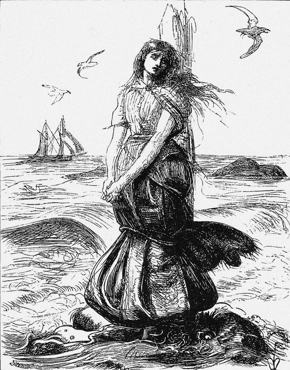 Margaret Wilson, 1862 af John Everett Millais