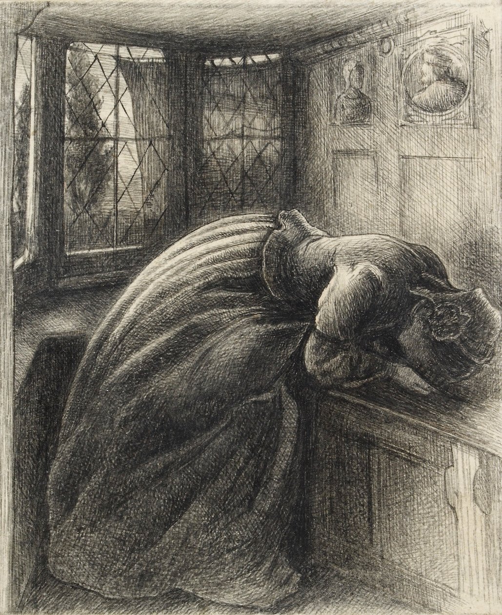 Marian, c1840-1850 af John Everett Millais