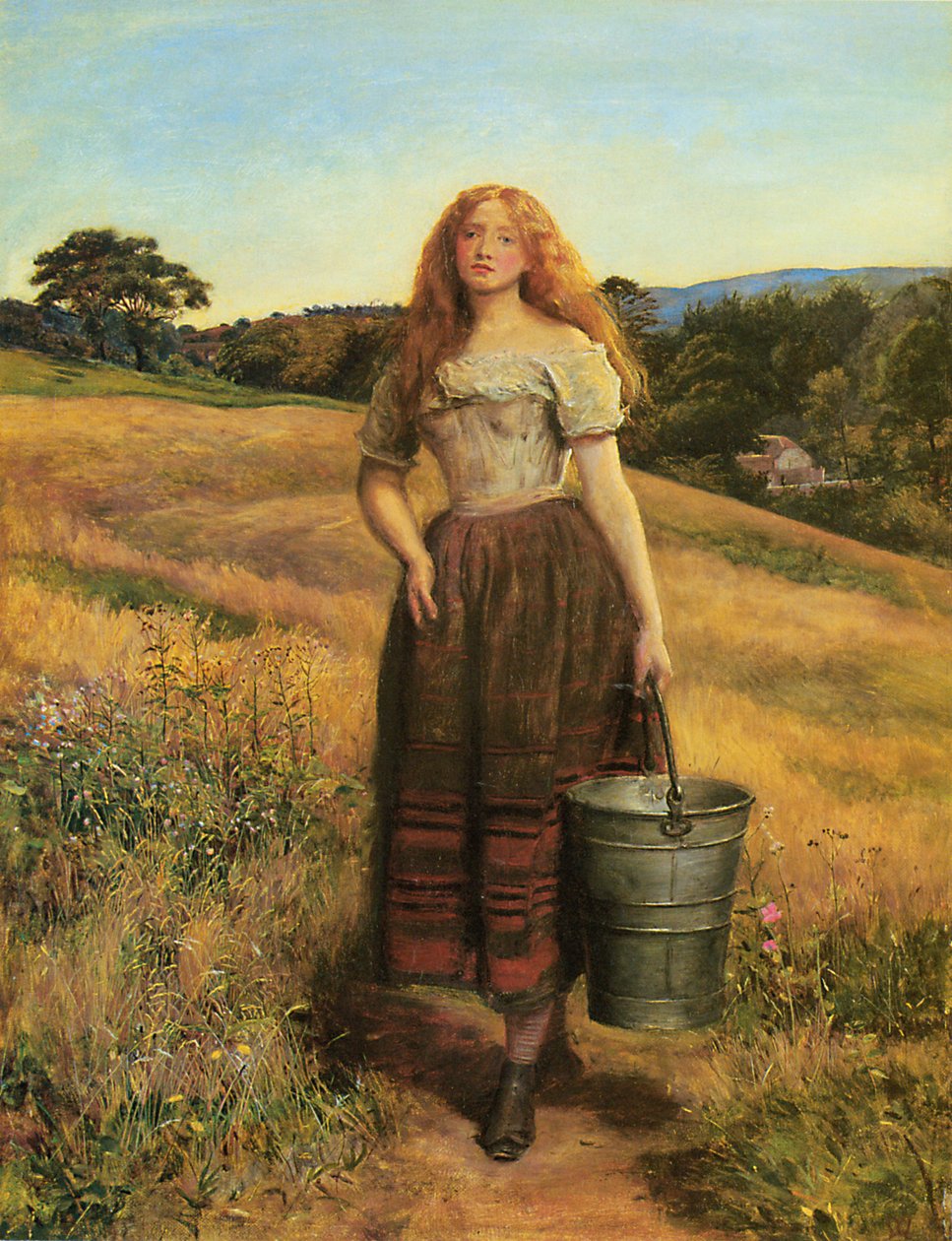 Millais bonde-datter af John Everett Millais