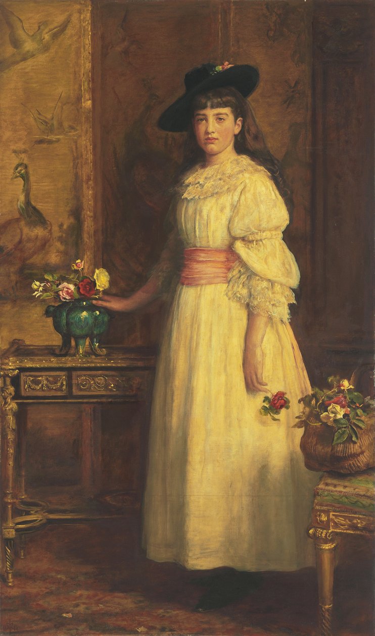 Frøken Gertrude Vanderbilt, 1888 af John Everett Millais