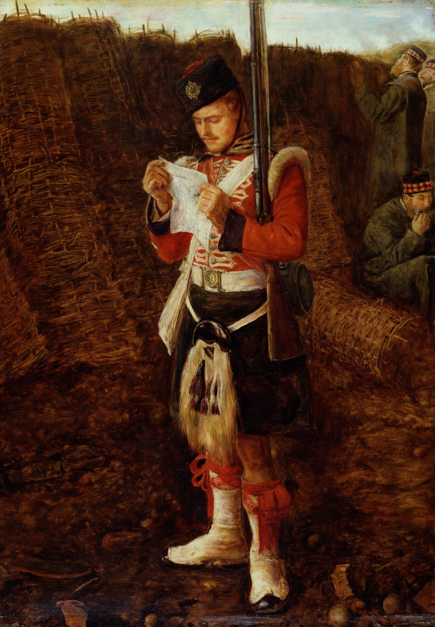 Nyt hjemmefra af John Everett Millais