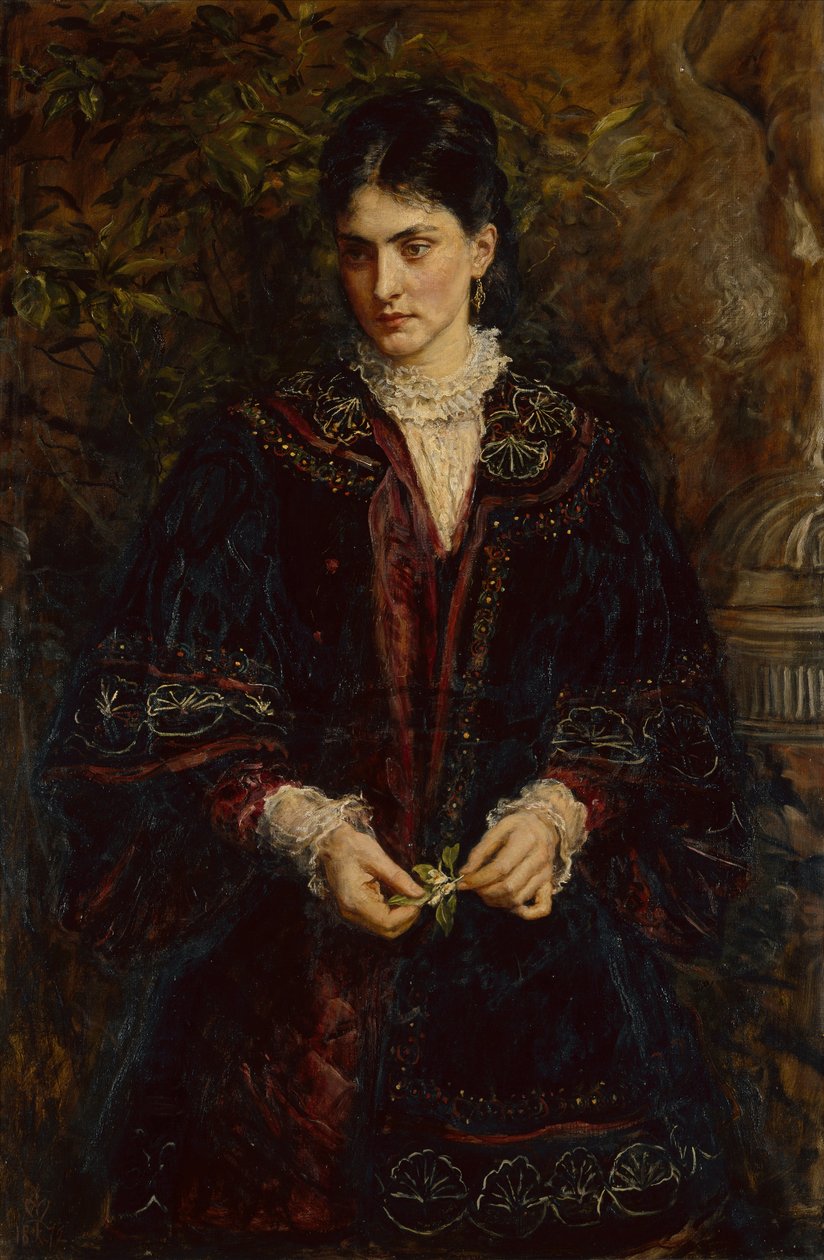 Åh! den drøm så sød, så længe nydt, skulle være så sørgeligt, grusomt ødelagt af John Everett Millais