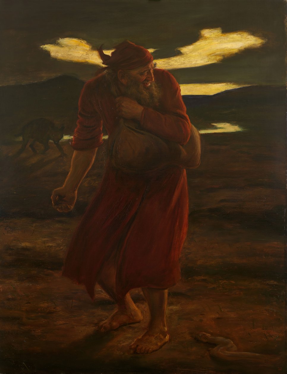 Lignelsen om ukrudtet, 1865. af John Everett Millais