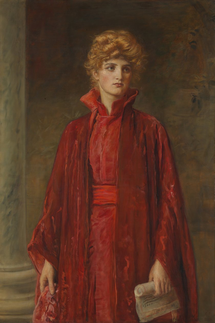 Portia, 1886. af John Everett Millais