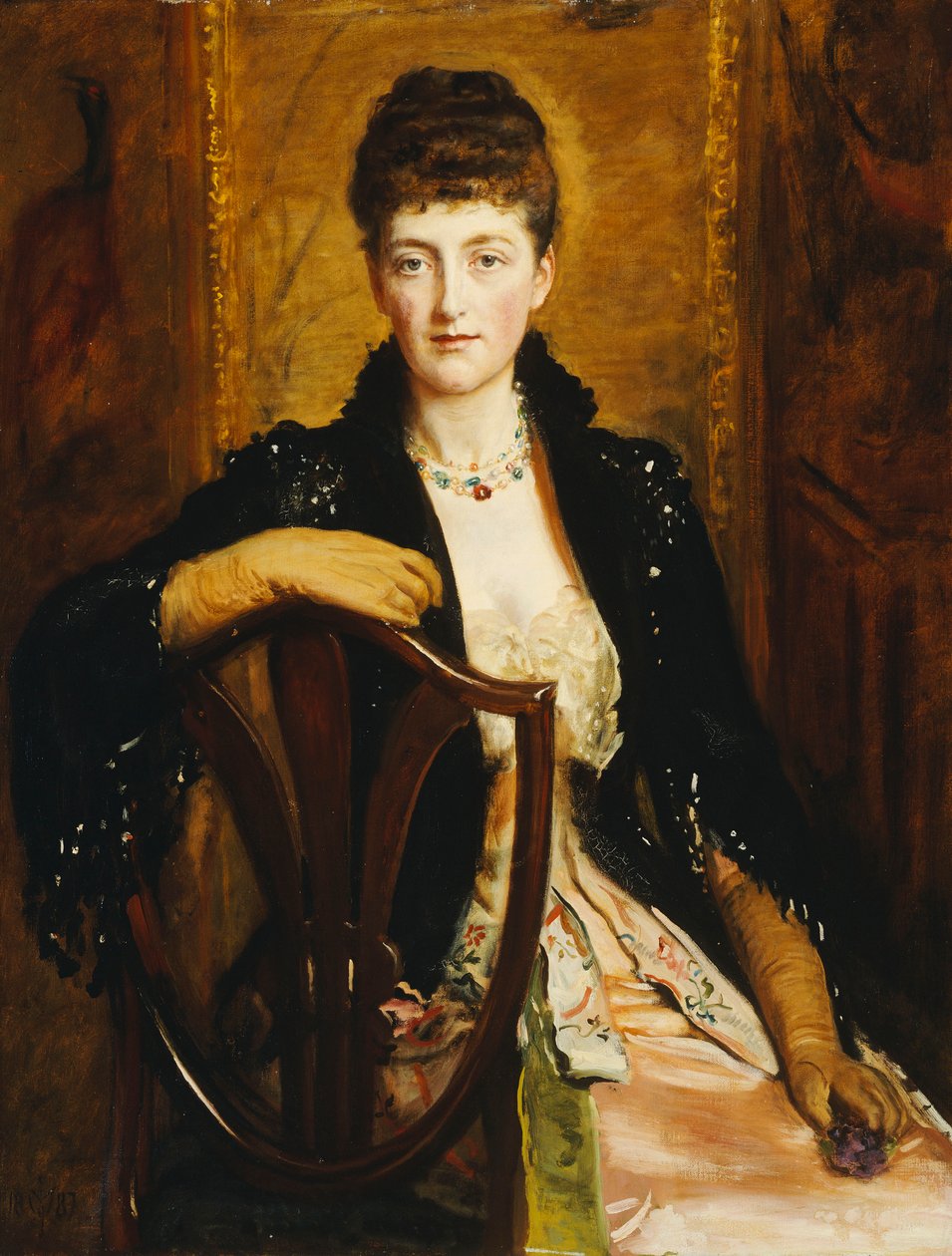 Portræt af Alice Sophia Caroline Stuart Wortley, kunstnerens datter, 1887 af John Everett Millais