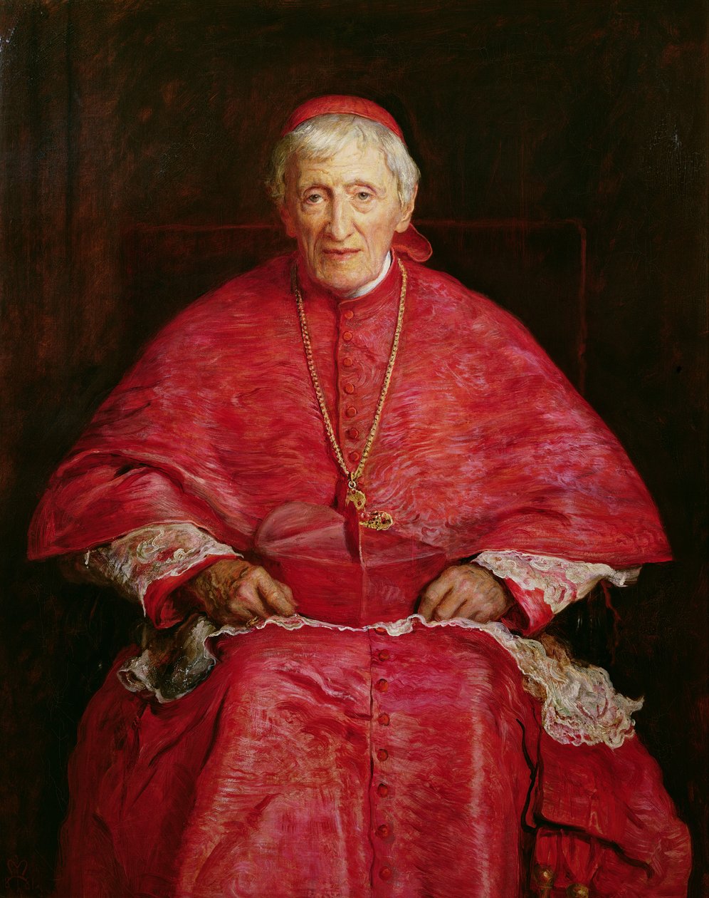 Portræt af kardinal Newman (1801-90) af John Everett Millais