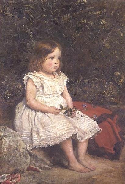 Portræt af Evelyn Lees af John Everett Millais