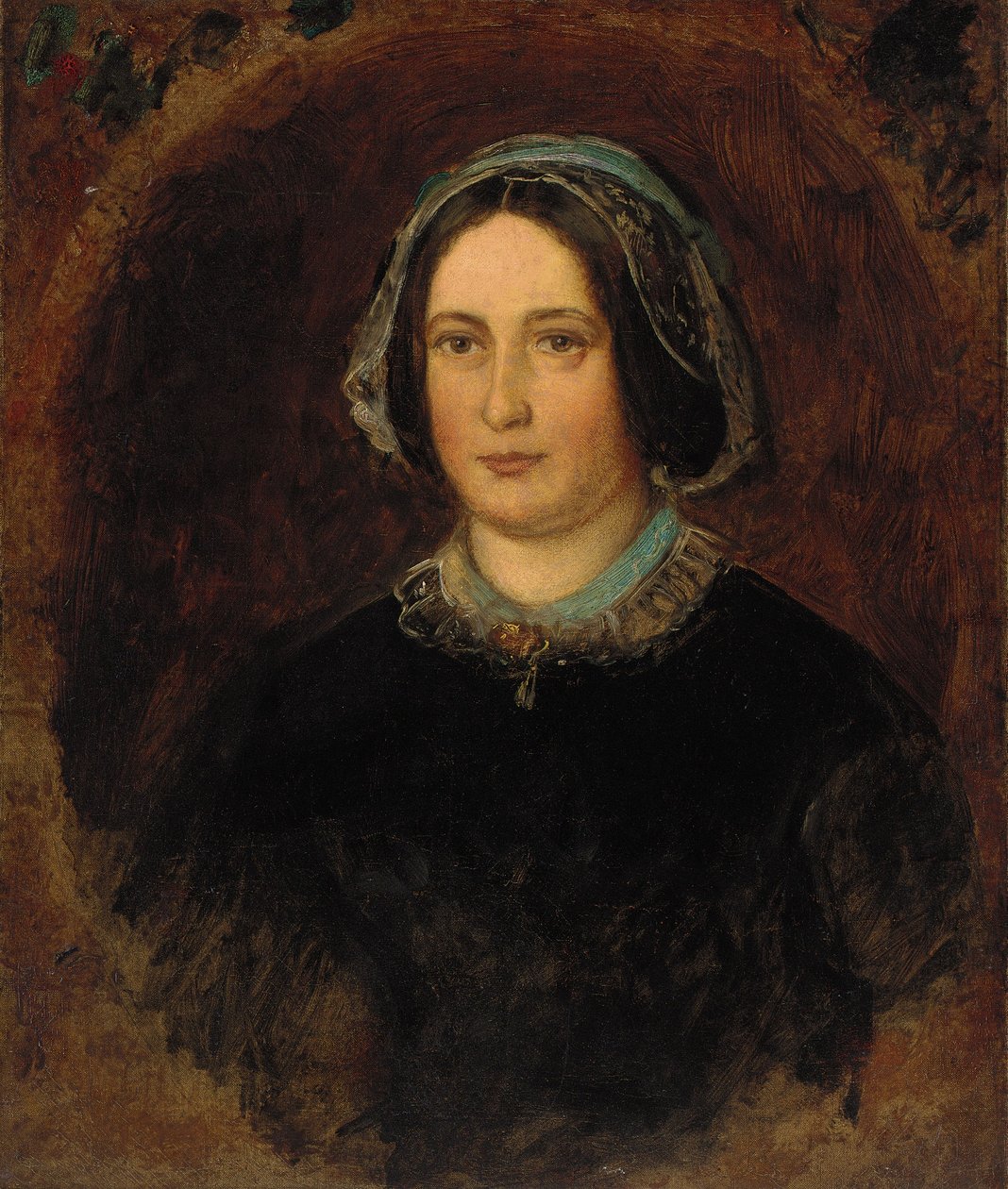 Portræt af fru William Evamy, ca. 1843 af John Everett Millais