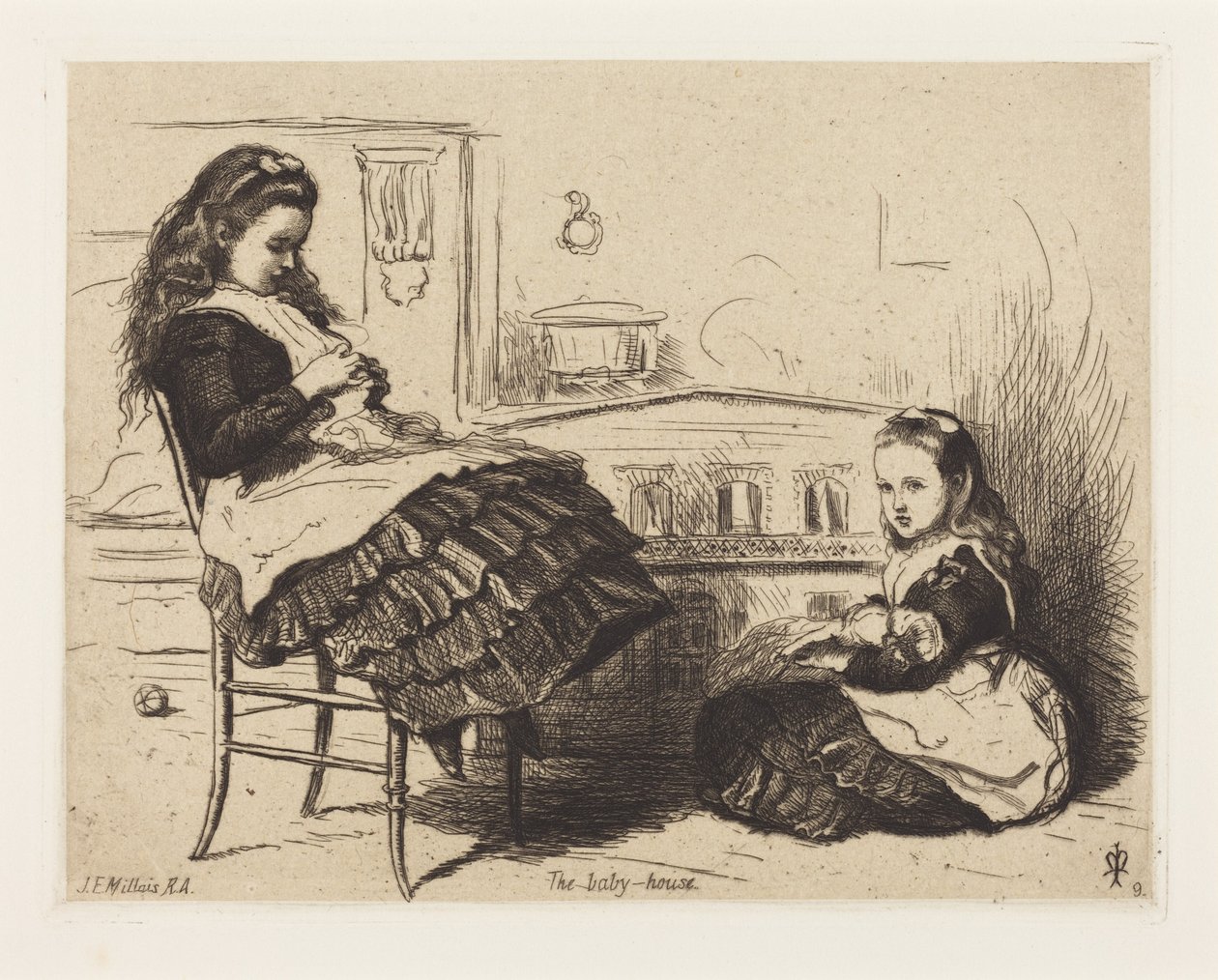 Dukkehuset af John Everett Millais
