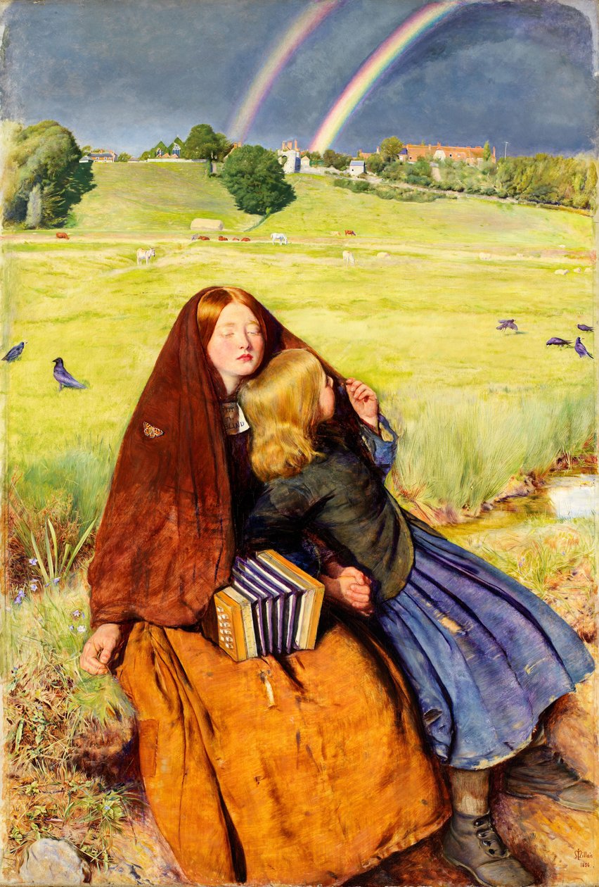 Den blinde pige af John Everett Millais