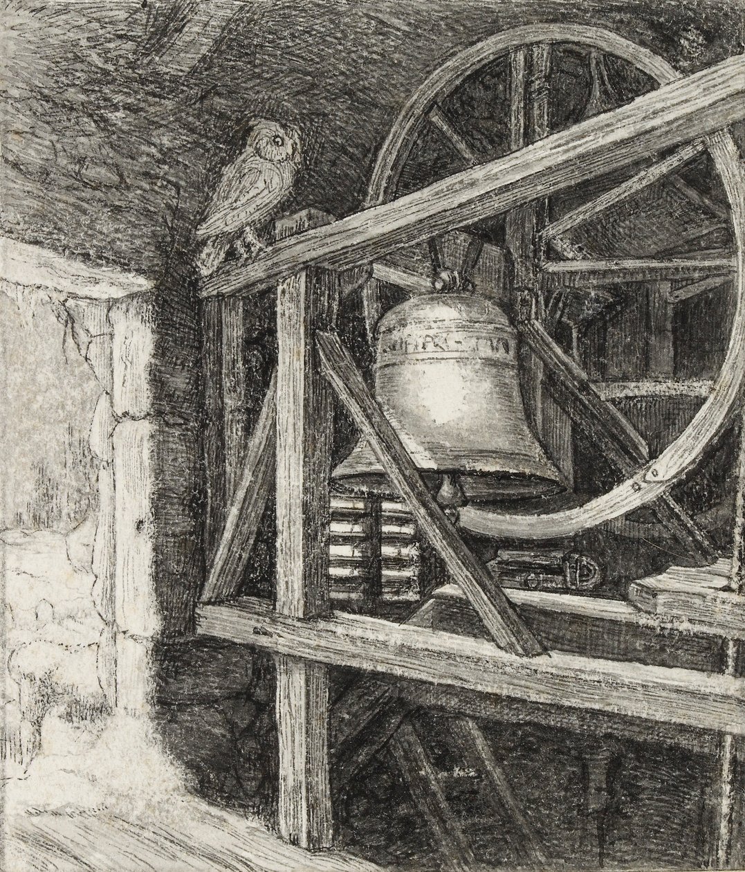 Det gamle års død, c1857 af John Everett Millais