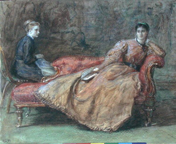Slutningen af kapitlet af John Everett Millais