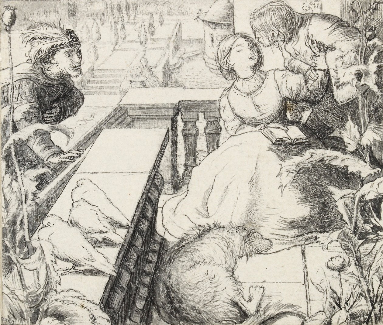 Det Sovende Palads, slutningen af det 19. århundrede af John Everett Millais