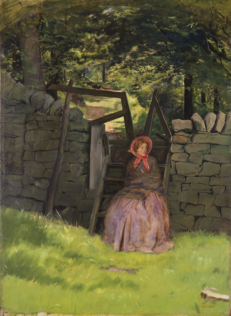Venter, 1854 af John Everett Millais