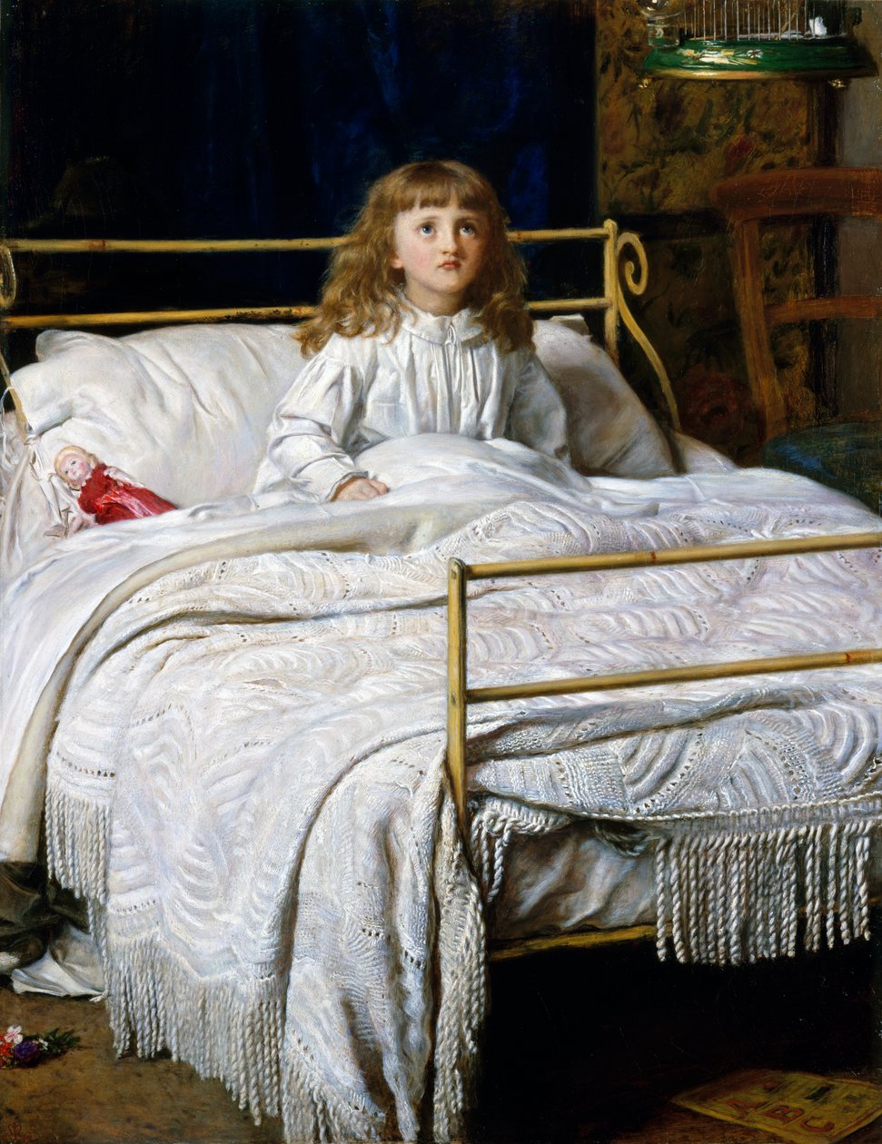 Vågnende af John Everett Millais