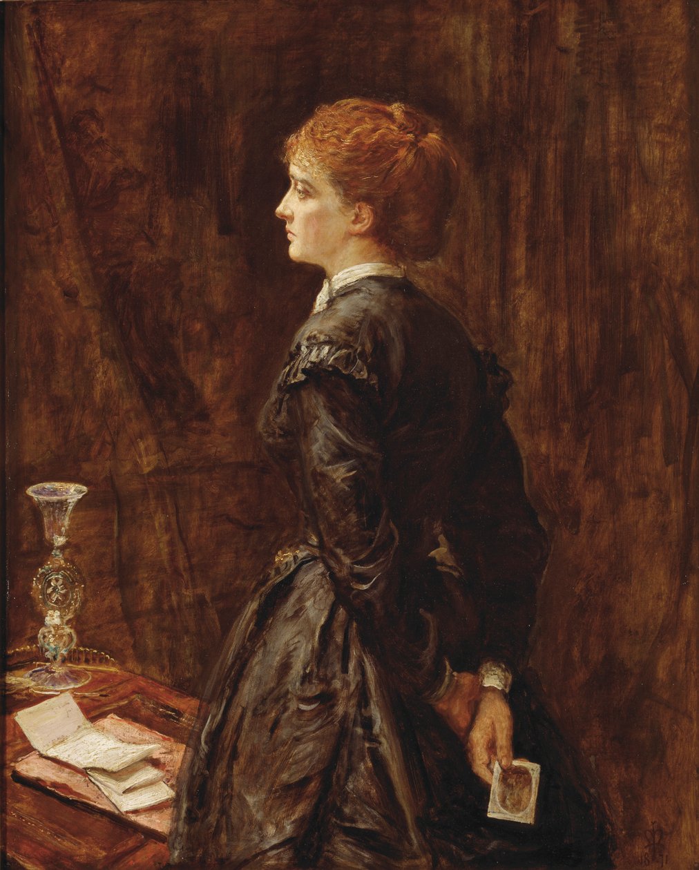 Ja eller nej? af John Everett Millais