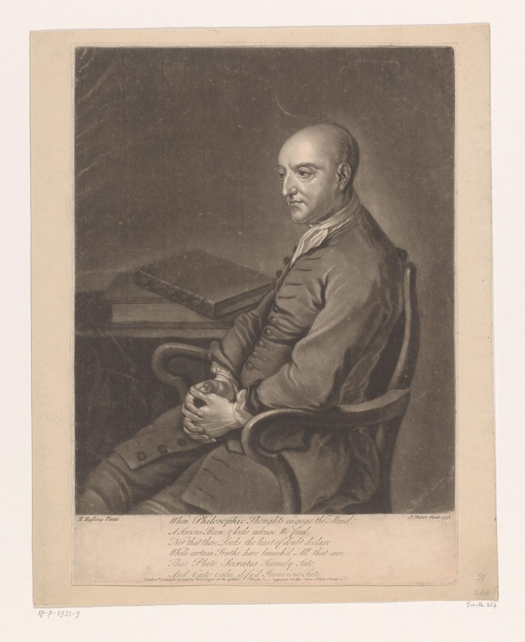 Portret af Humphrey Skelton af John Faber (II)