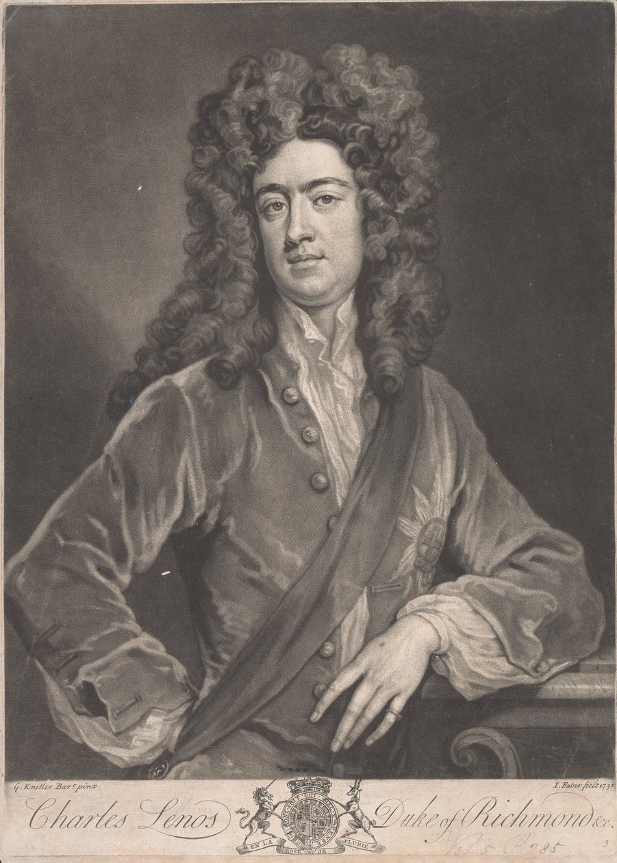 Charles Lennox, 1. hertug af Richmond af John Faber the younger