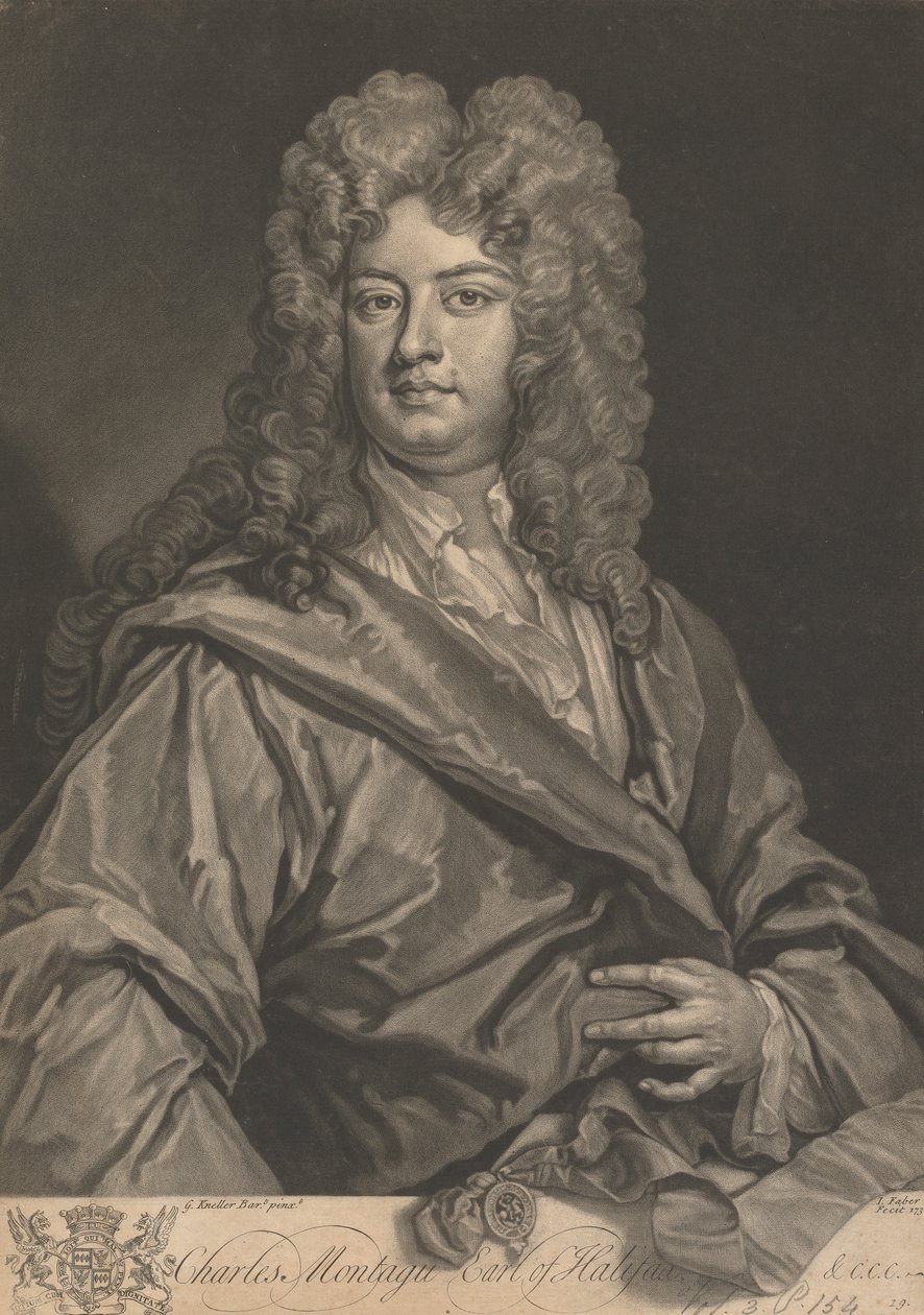 Charles Montagu, 1. jarl af Halifax af John Faber the younger