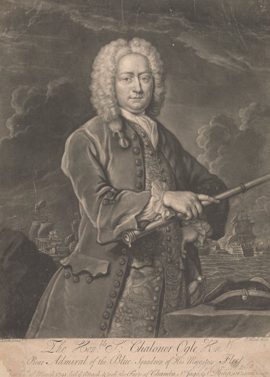 Sir Chaloner Ogle af John Faber the younger