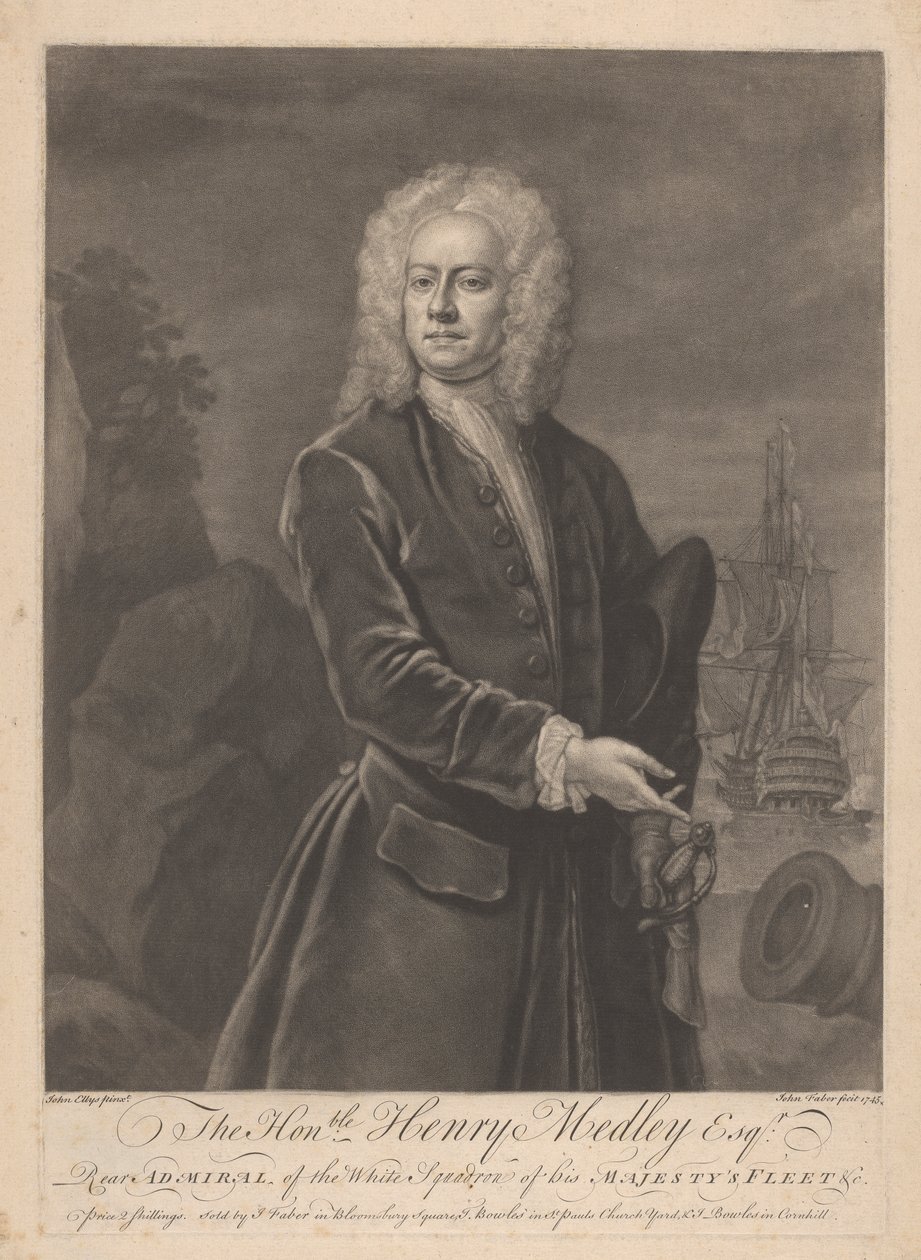 Den ærede Henry Medley Esq. af John Faber the younger