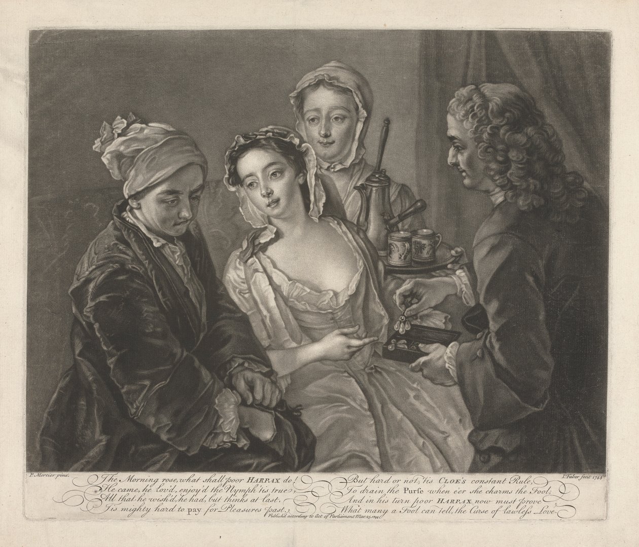 Morgenrosen, hvad skal stakkels Harpax gøre! af John Faber the younger