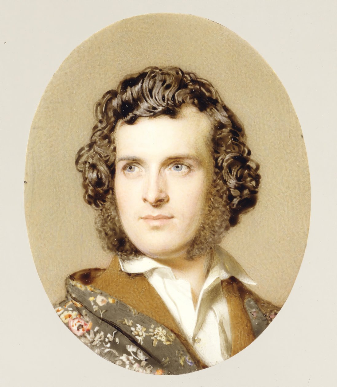 Selvportræt, ca. 1850. af John Faed